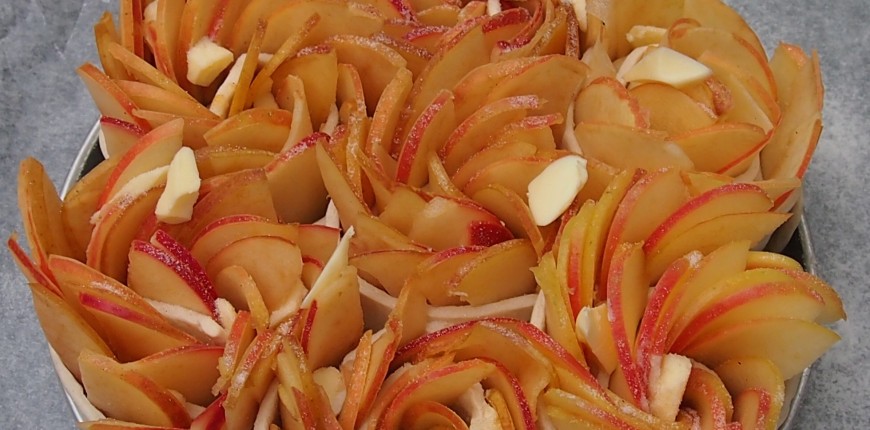 Tarte aux Pommes comme une fleur