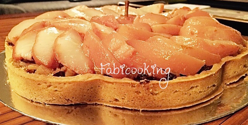 Tarte poires au vin