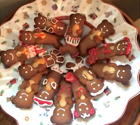 Gingerbread cookies , biscuits pain d’épices