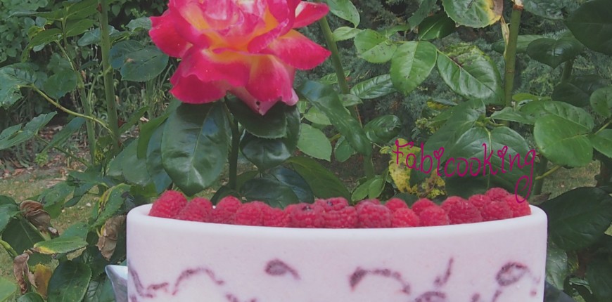 Glace à la rose, lychee et framboise