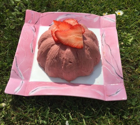 Glace fraise banane