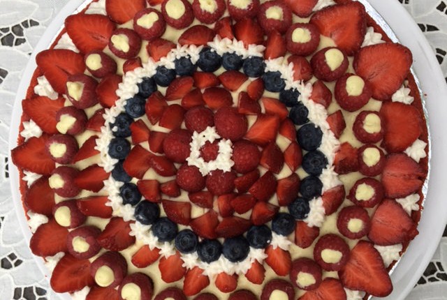 Tarte aux fruits rouges