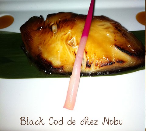 Black cod mariné façon Nobu