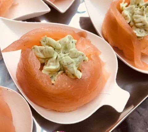 Savarin saumon fumé et crème à l’aneth