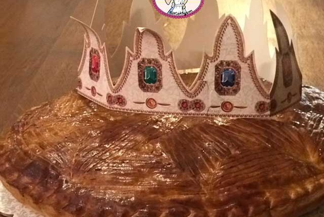 Galette des rois crème d’amande mandarine et chocolat