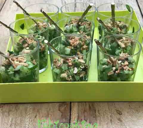 Salade de concombre à la Thaïe