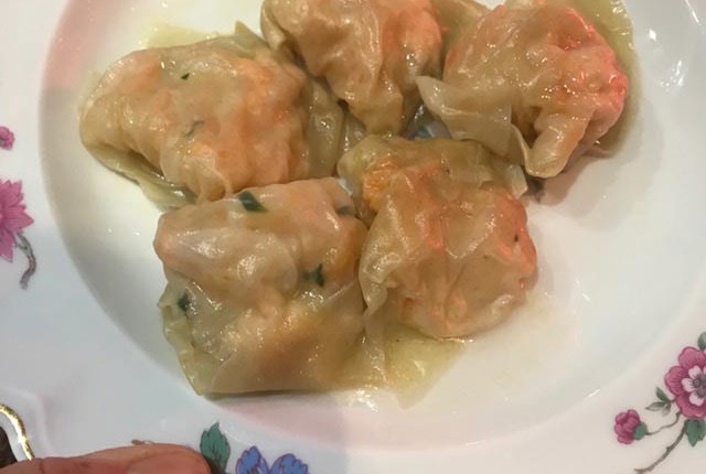 Wontons aux crevettes