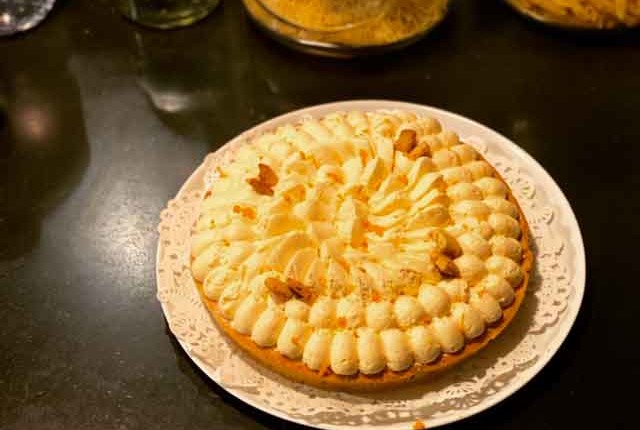 Tarte mandarine d’après Cédric Grolet