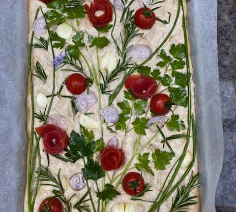 Focaccia ail et romarin