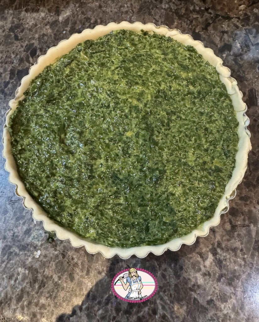 La tarte épinard chèvre et sa pointe d'épice qui la sublime