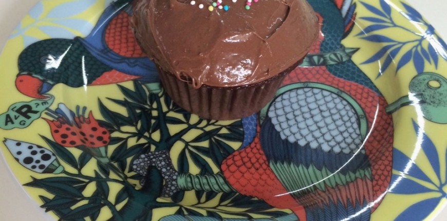 Cupcake tout chocolat de Lucia
