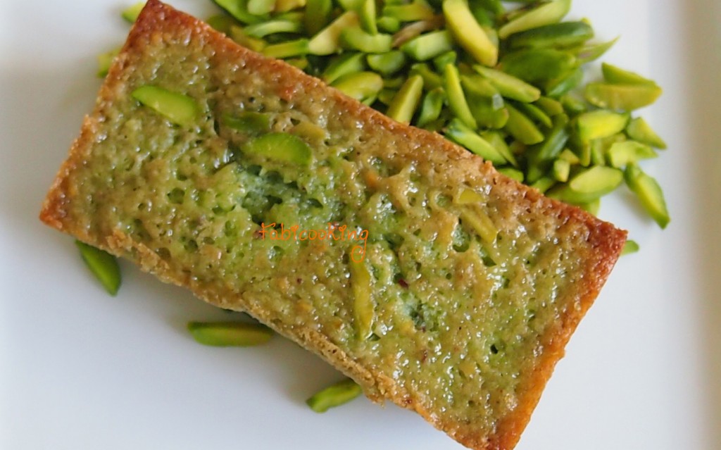 Financier pistache 