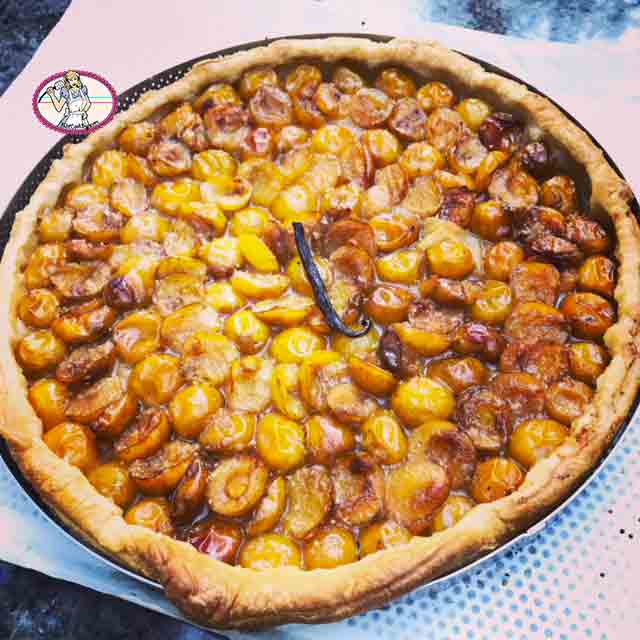 Tarte aux mirabelles