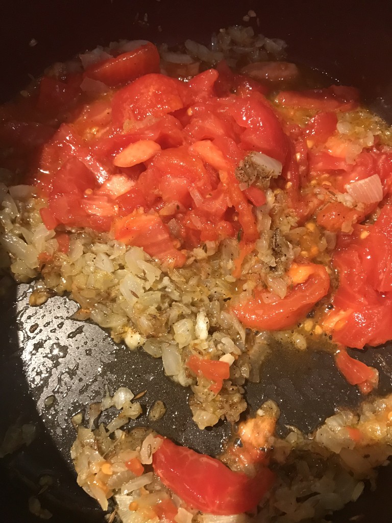 Soupe tomate et coriandre