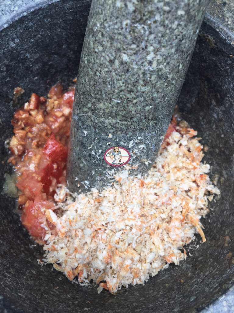 Salade de papaye verte