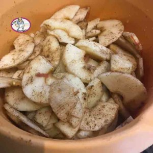 Gâteau aux pommes façon crumble