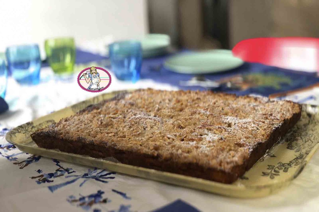 Gâteau aux pommes façon crumble