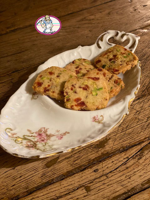 Shortbread pistache cranberry