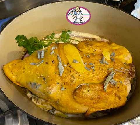 Poulet au lait de Jamie Oliver