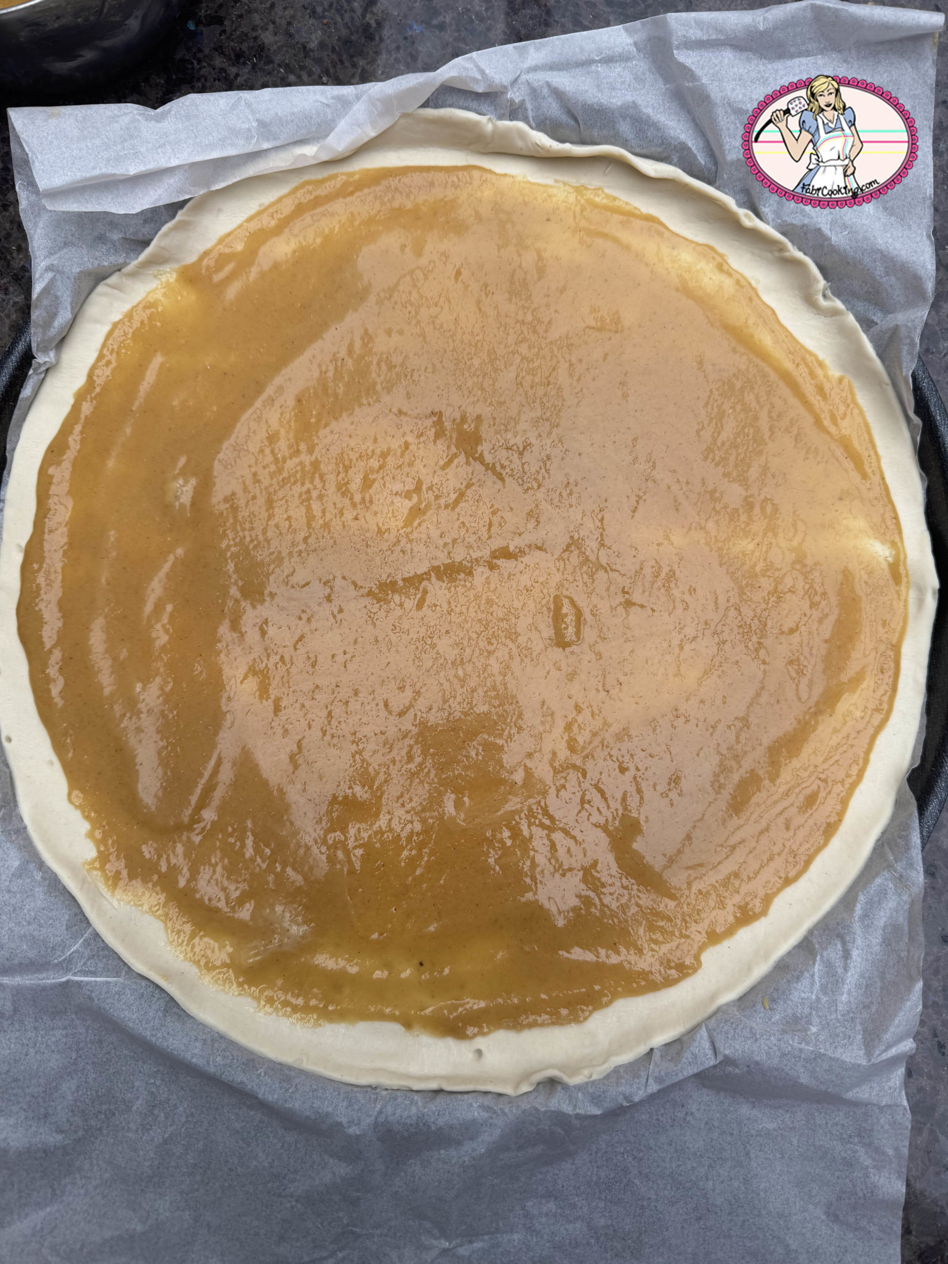 Tarte aux pommes tahini4