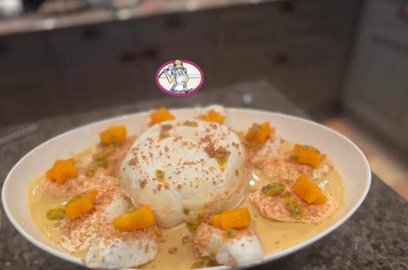 Mon île flottante exotique mangue fruit de la passion