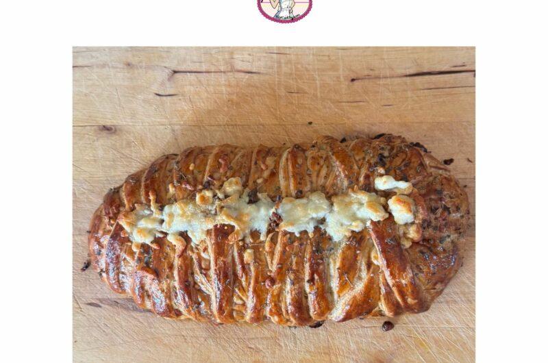 Tresse feuilletée aux courgettes