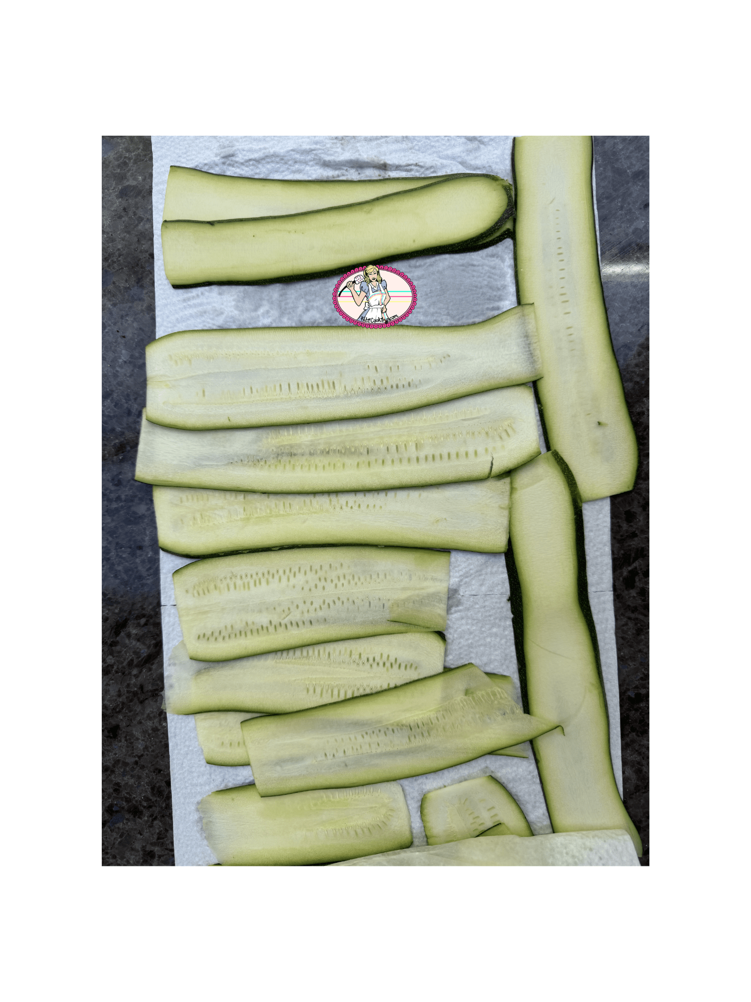 Courgettes air fryer