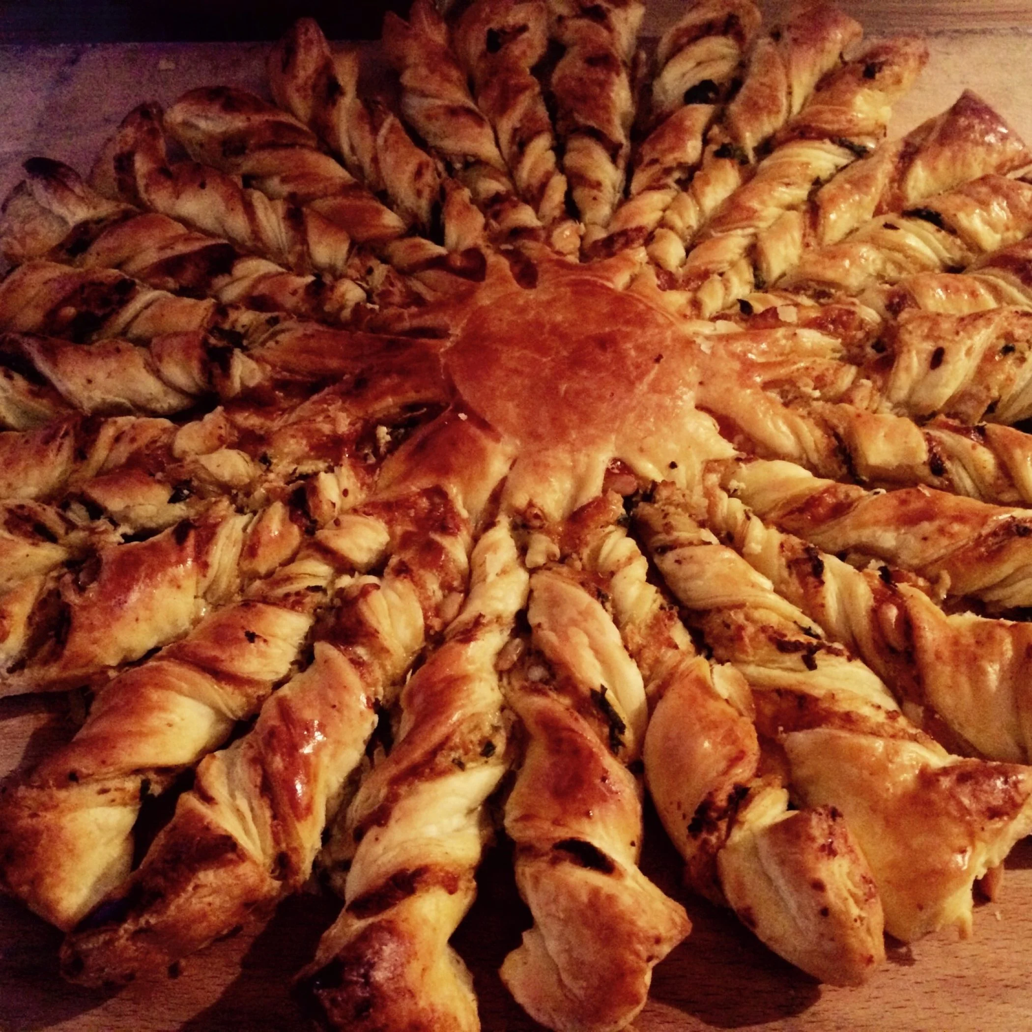 Tarte soleil à la brousse