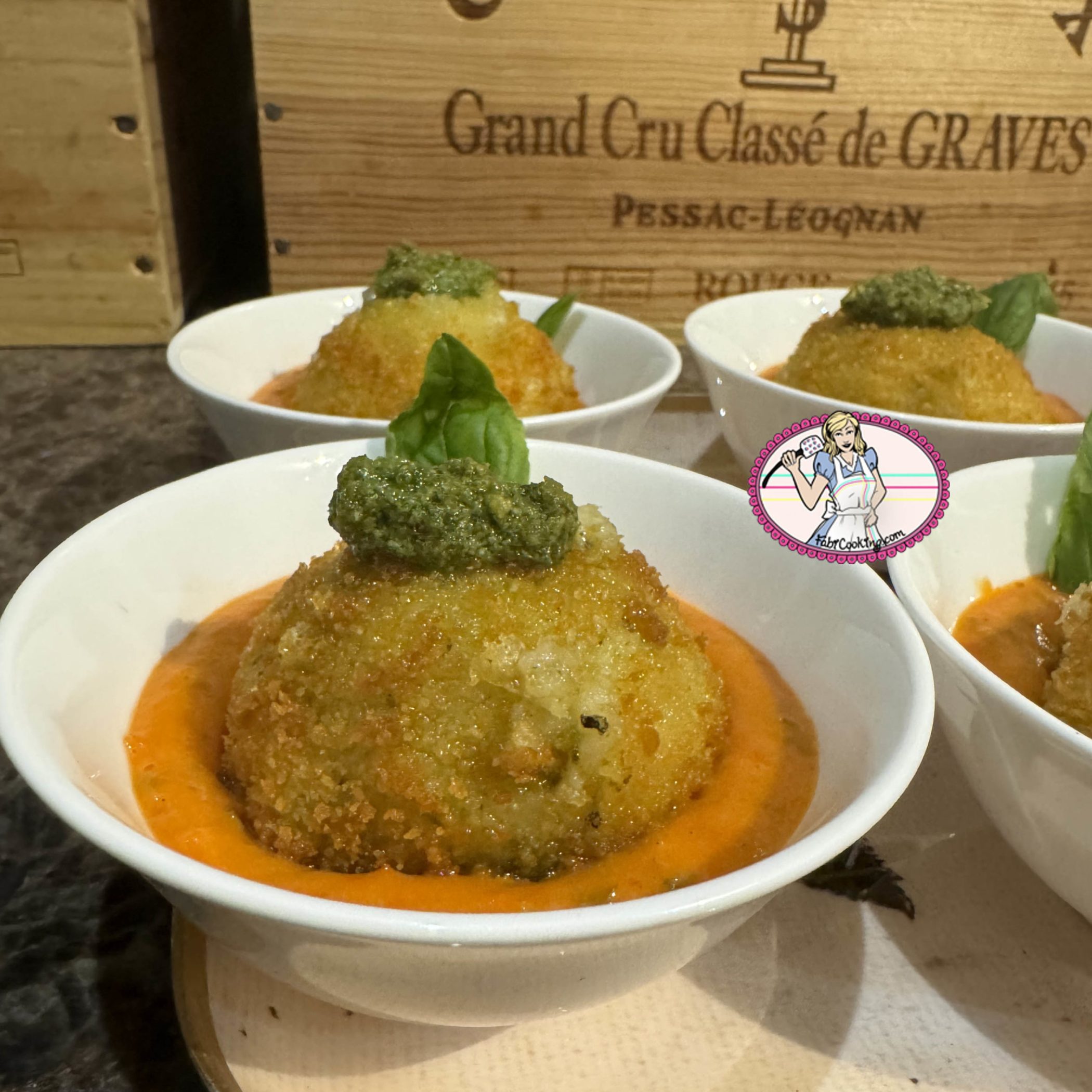 Arancini pesto mozza5