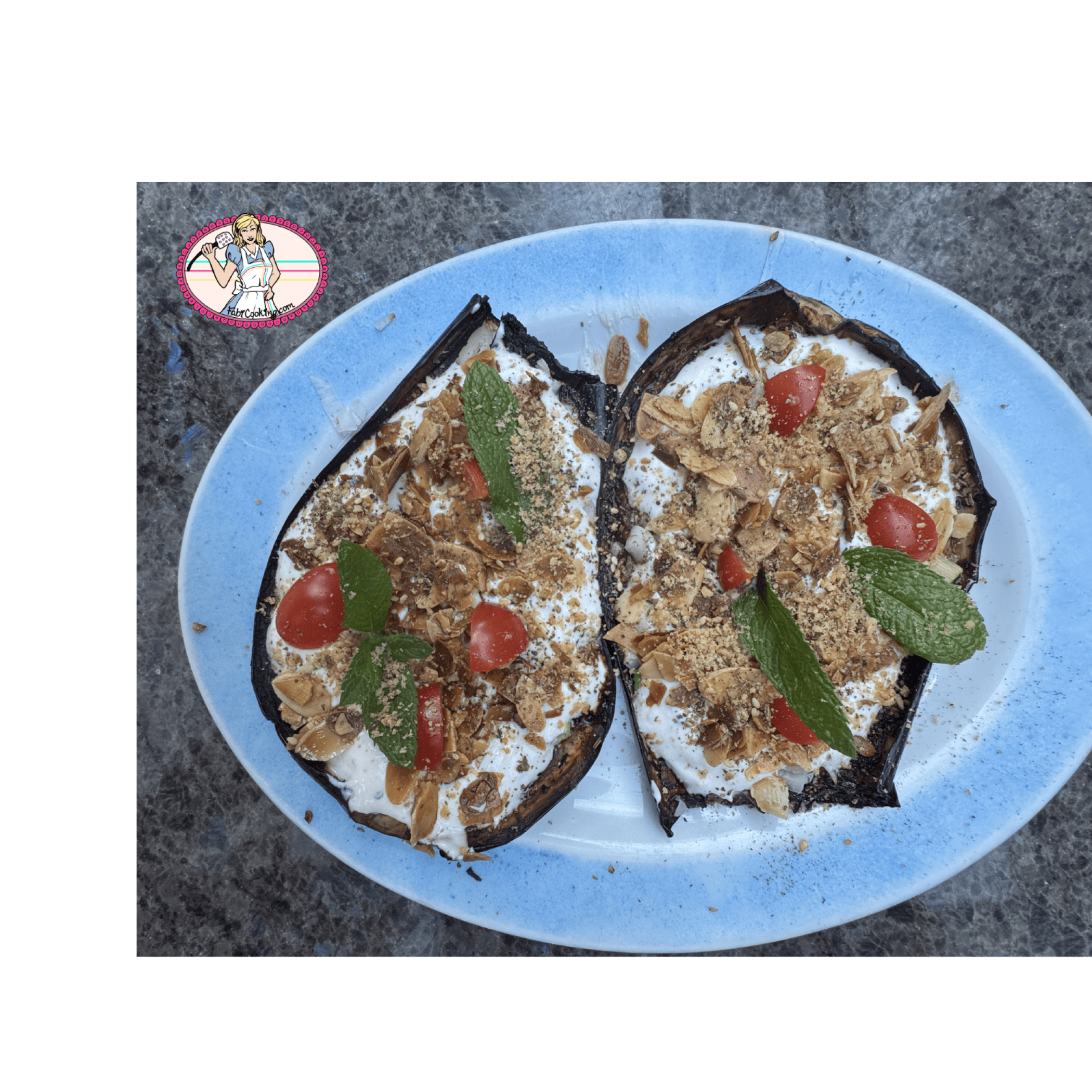 Aubergine yaourt grec3