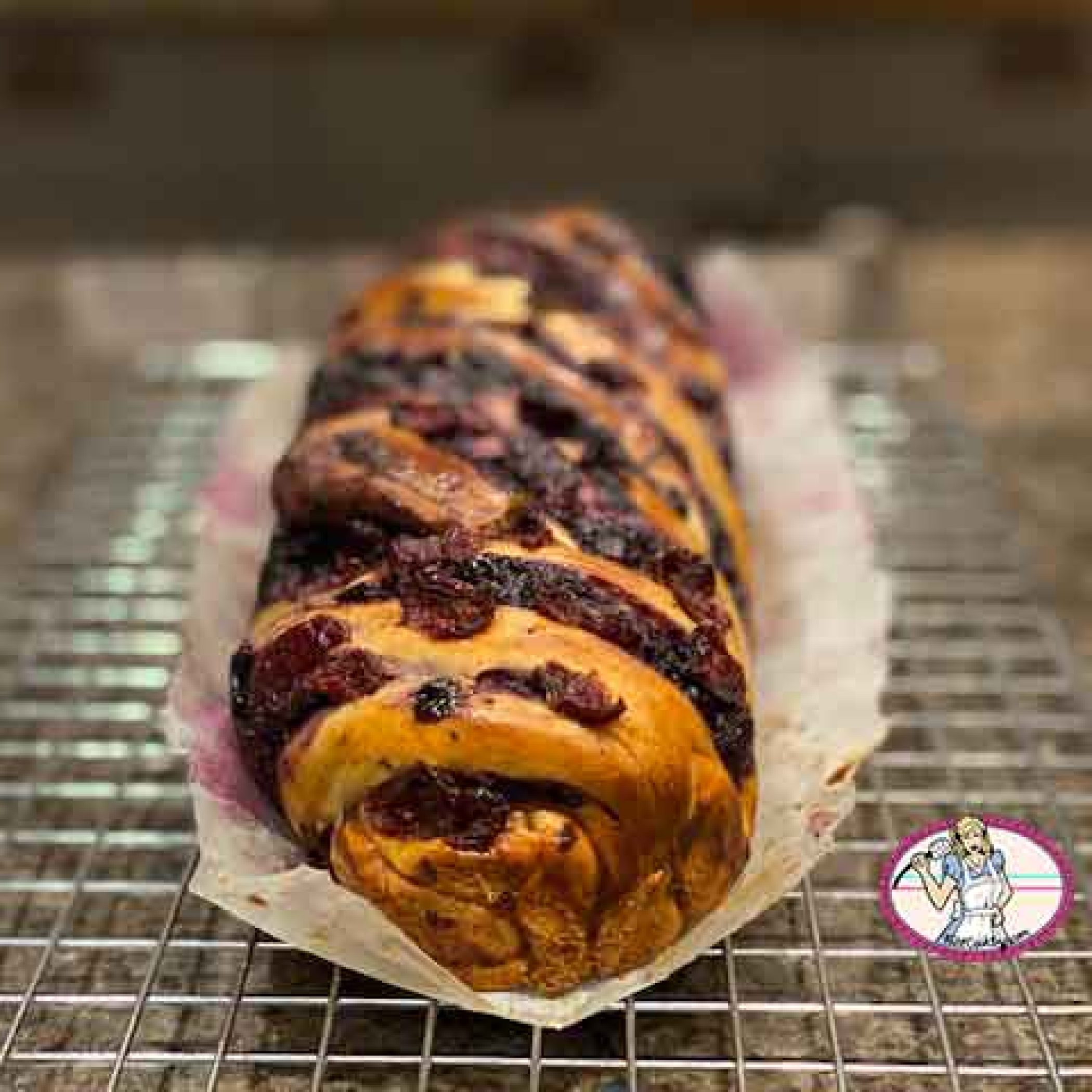 Babka aux myrtilles et cranberries