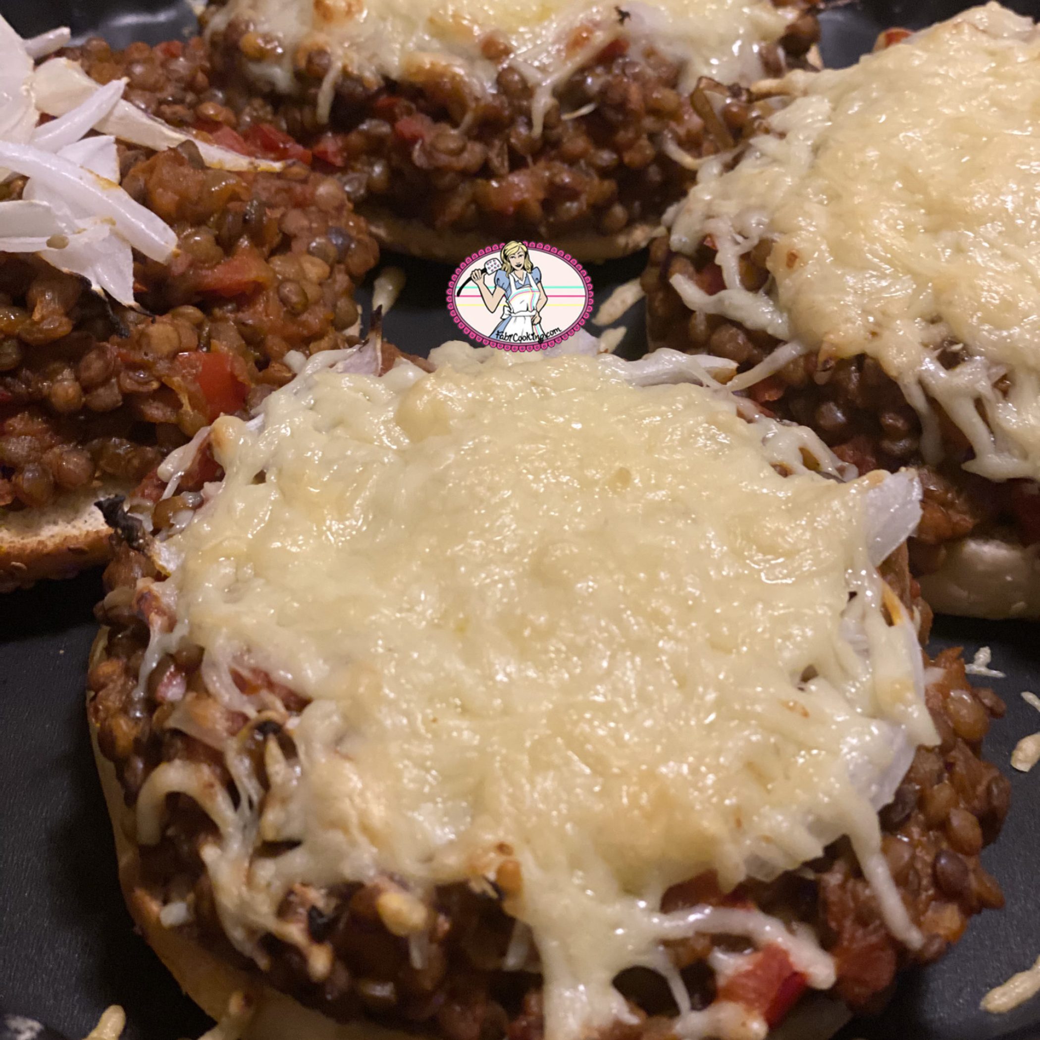 Burger végétarien lentilles et poivron