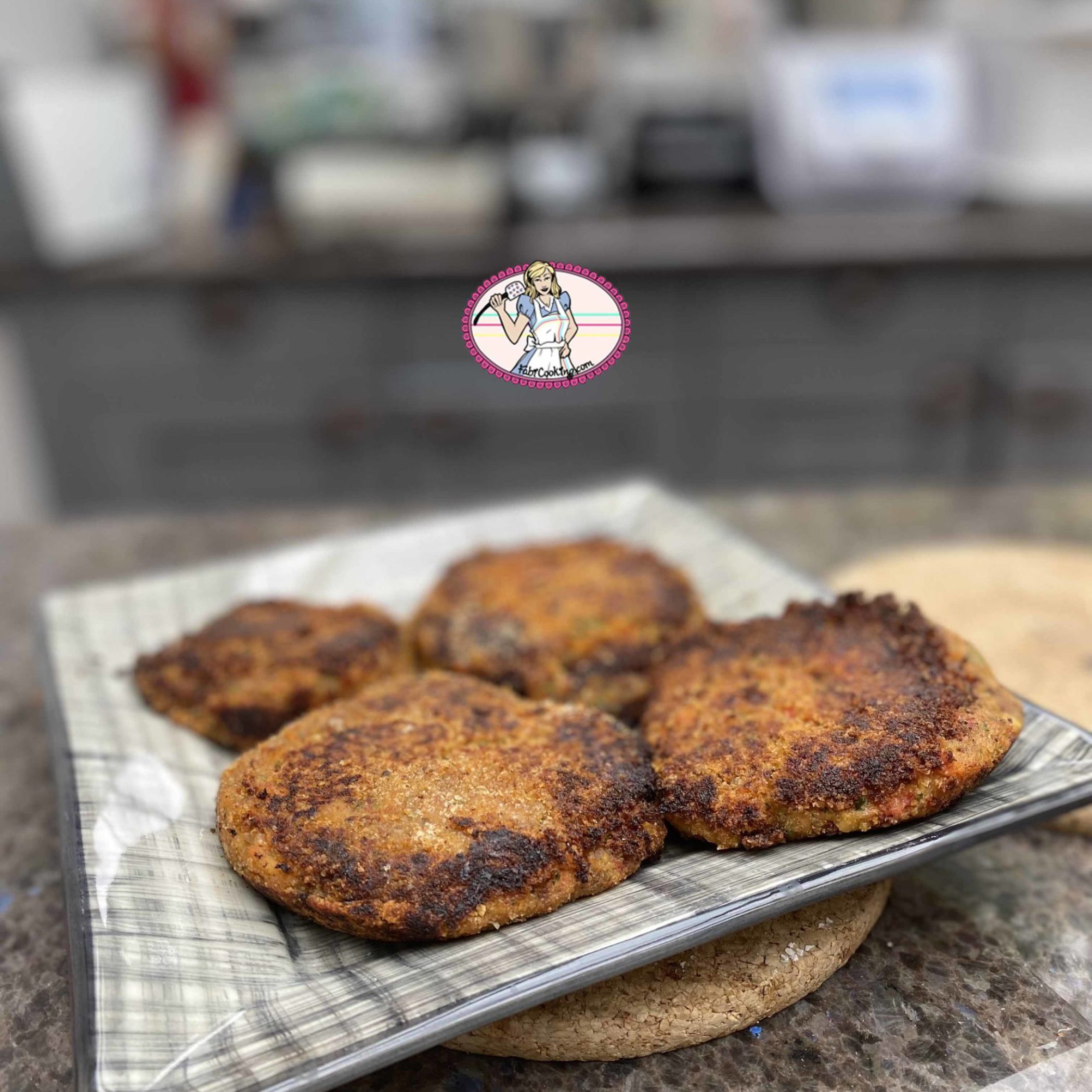 Burger vegan pious chiches et poivron