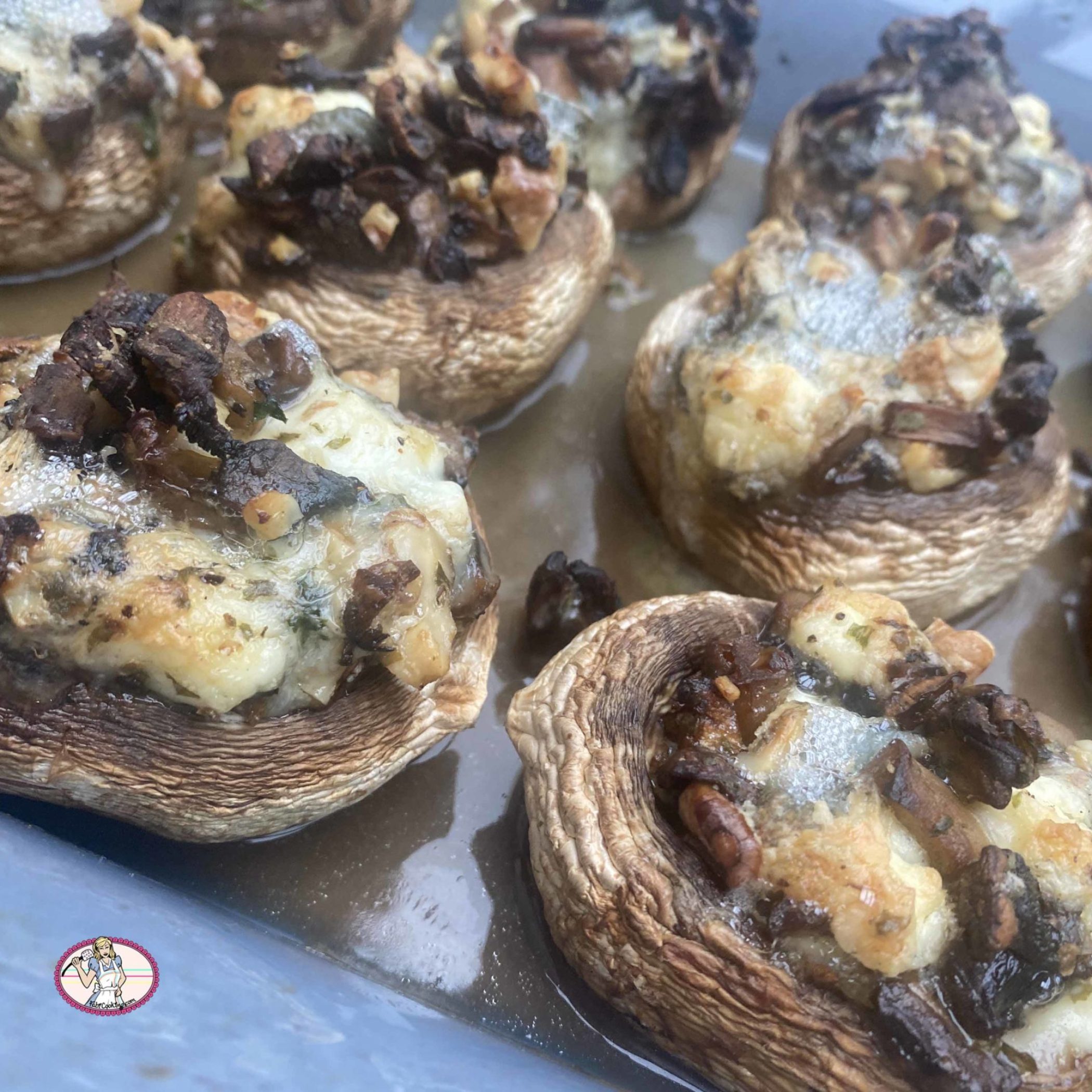 Champignons farcis au Selles- sur- Cher