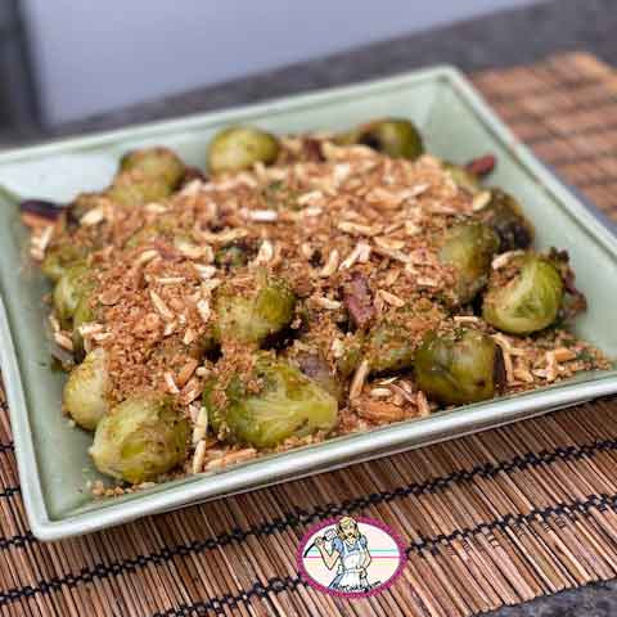Choux de Bruxelles aux lardons et amandes