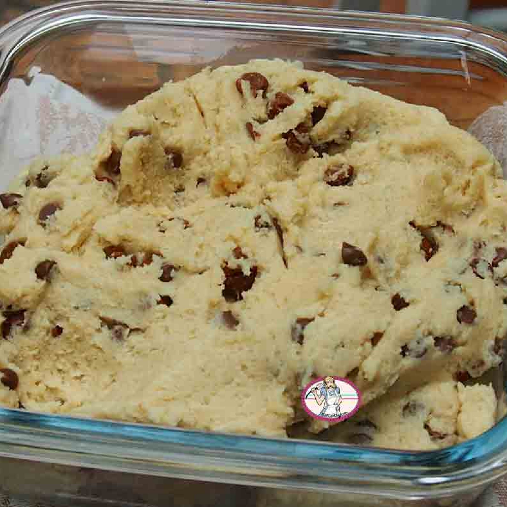 Cookie dough, pâte à cookies aux pépites de chocolat