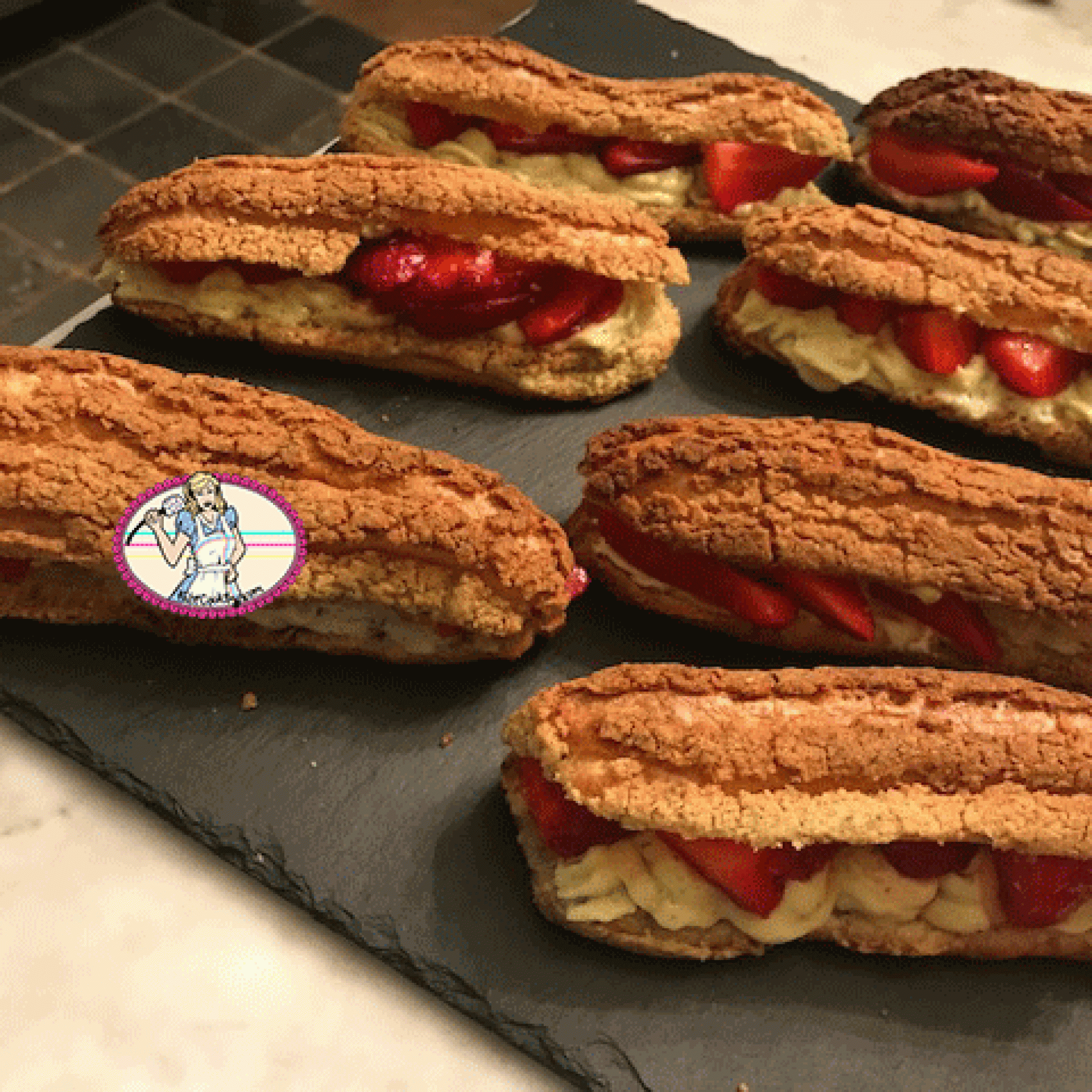 Eclair menthe fraise