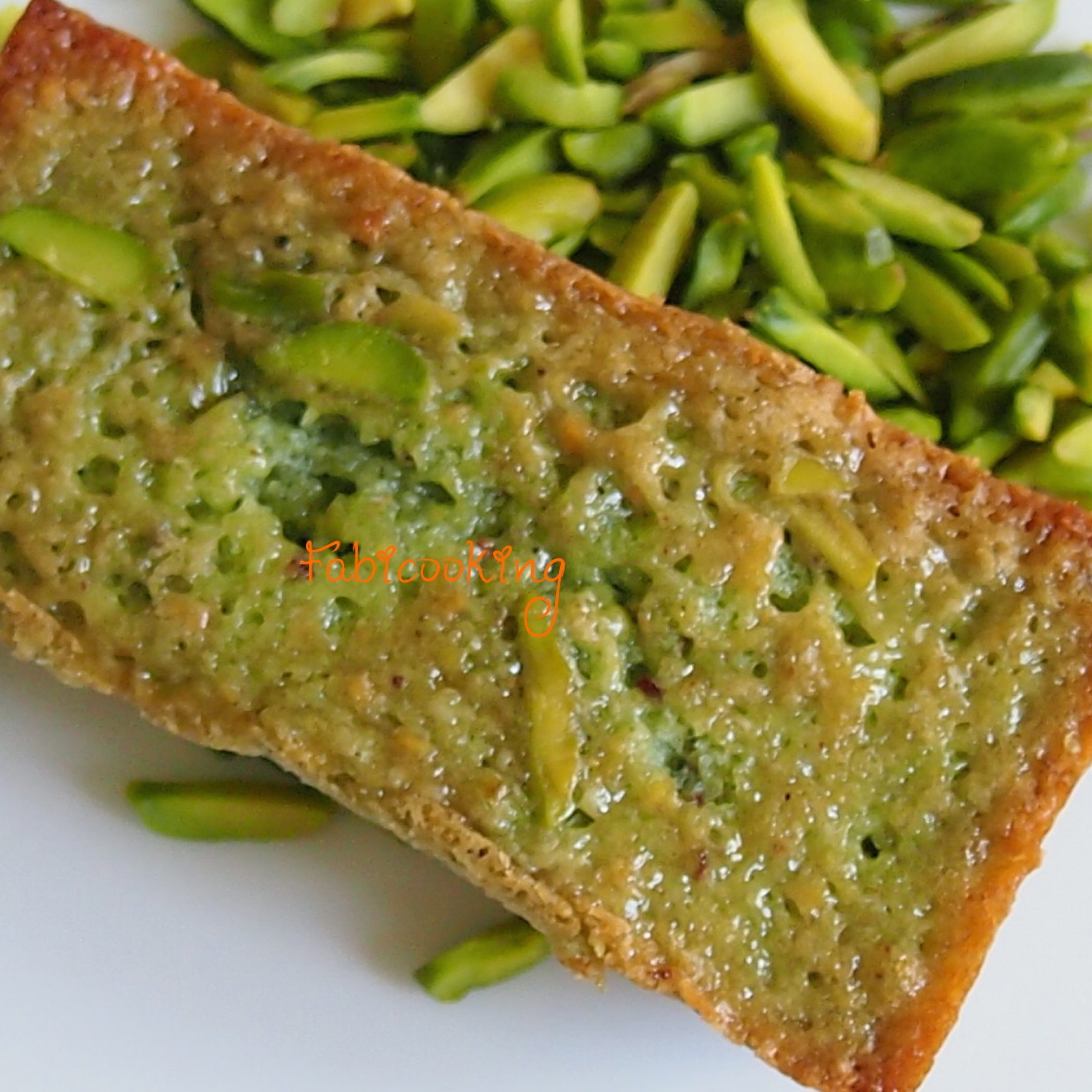 Financier pistache