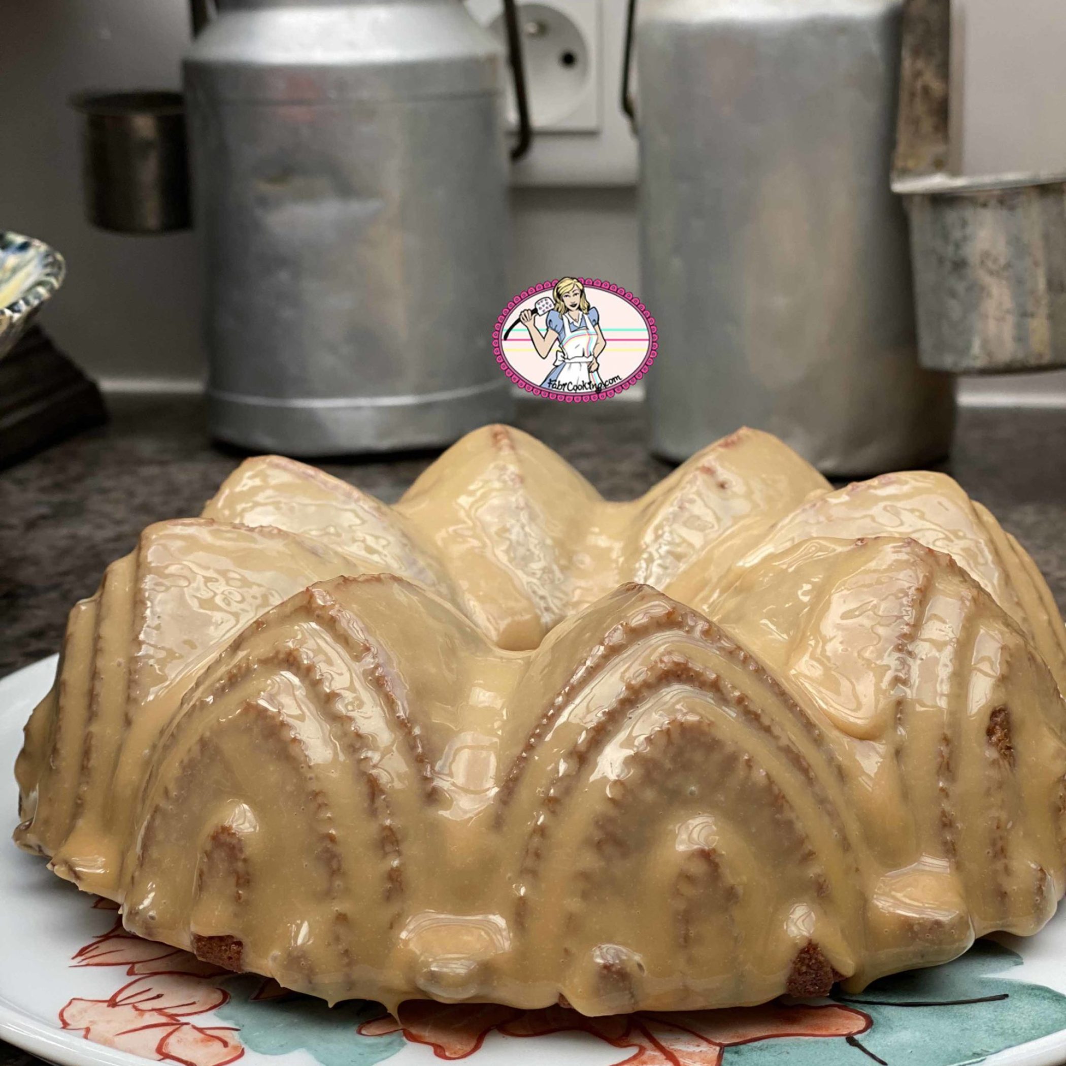 Gâteau moelleux caramelia