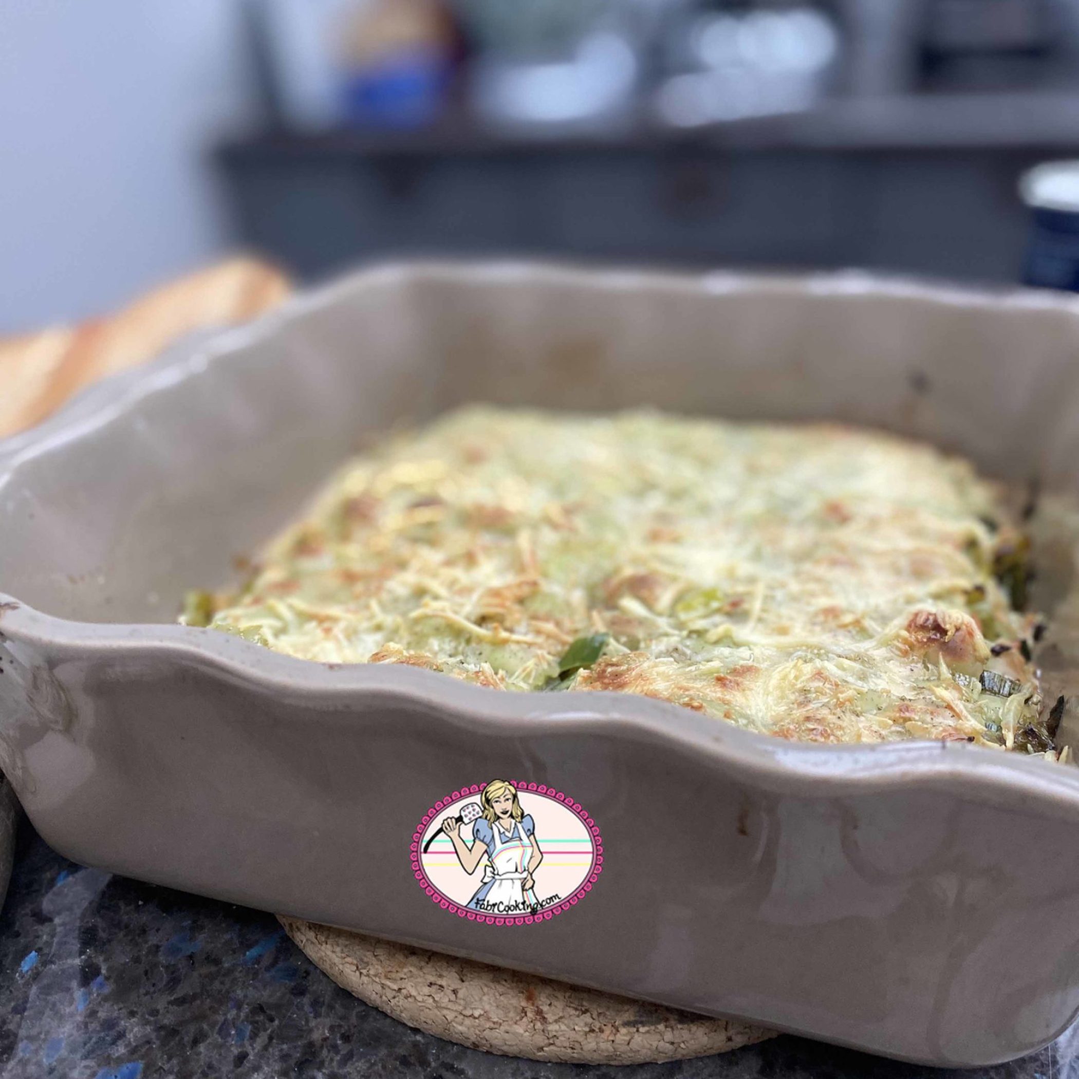Recette express: Gratin de ravioles aux poireaux