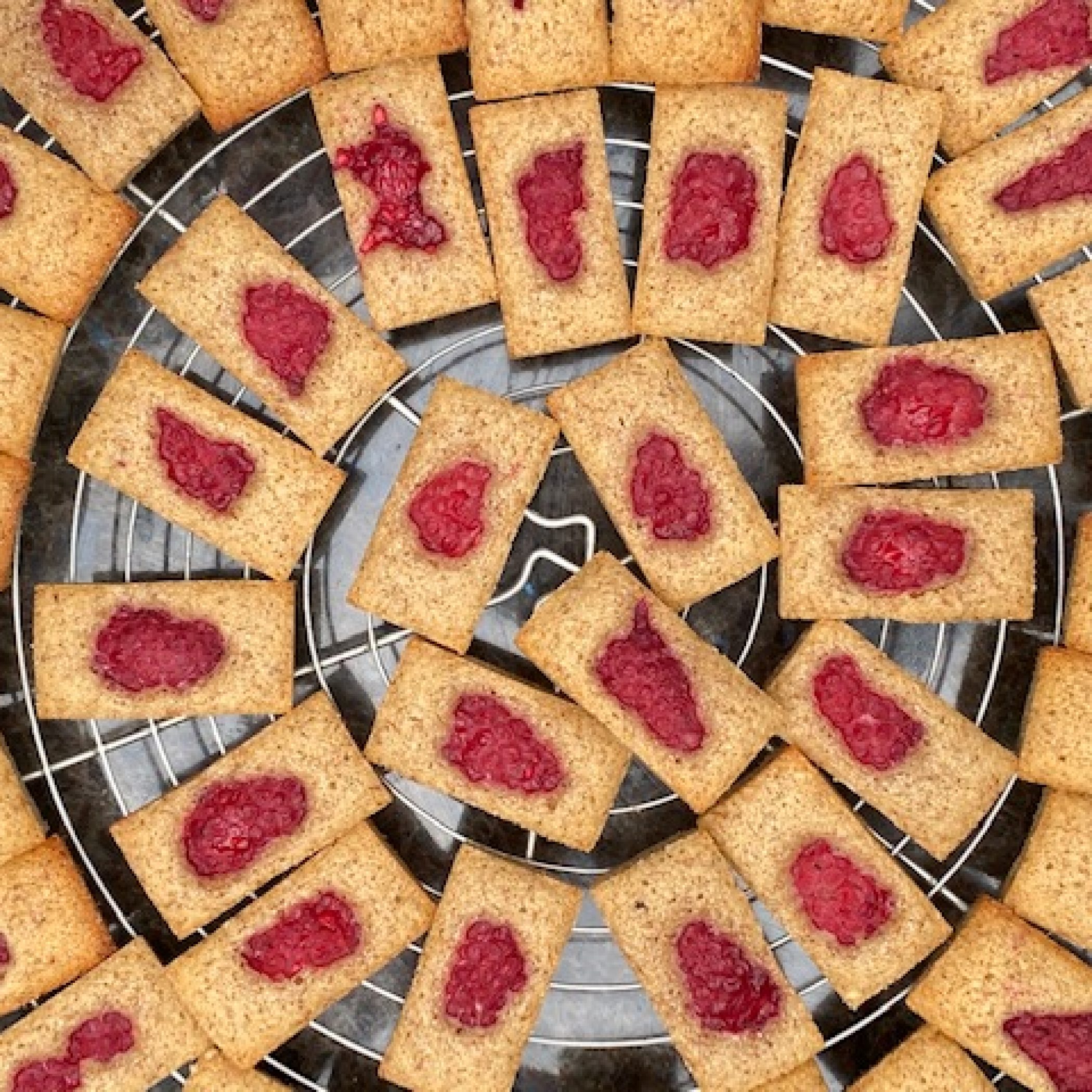 Financiers framboise rooibos . Fabicooking