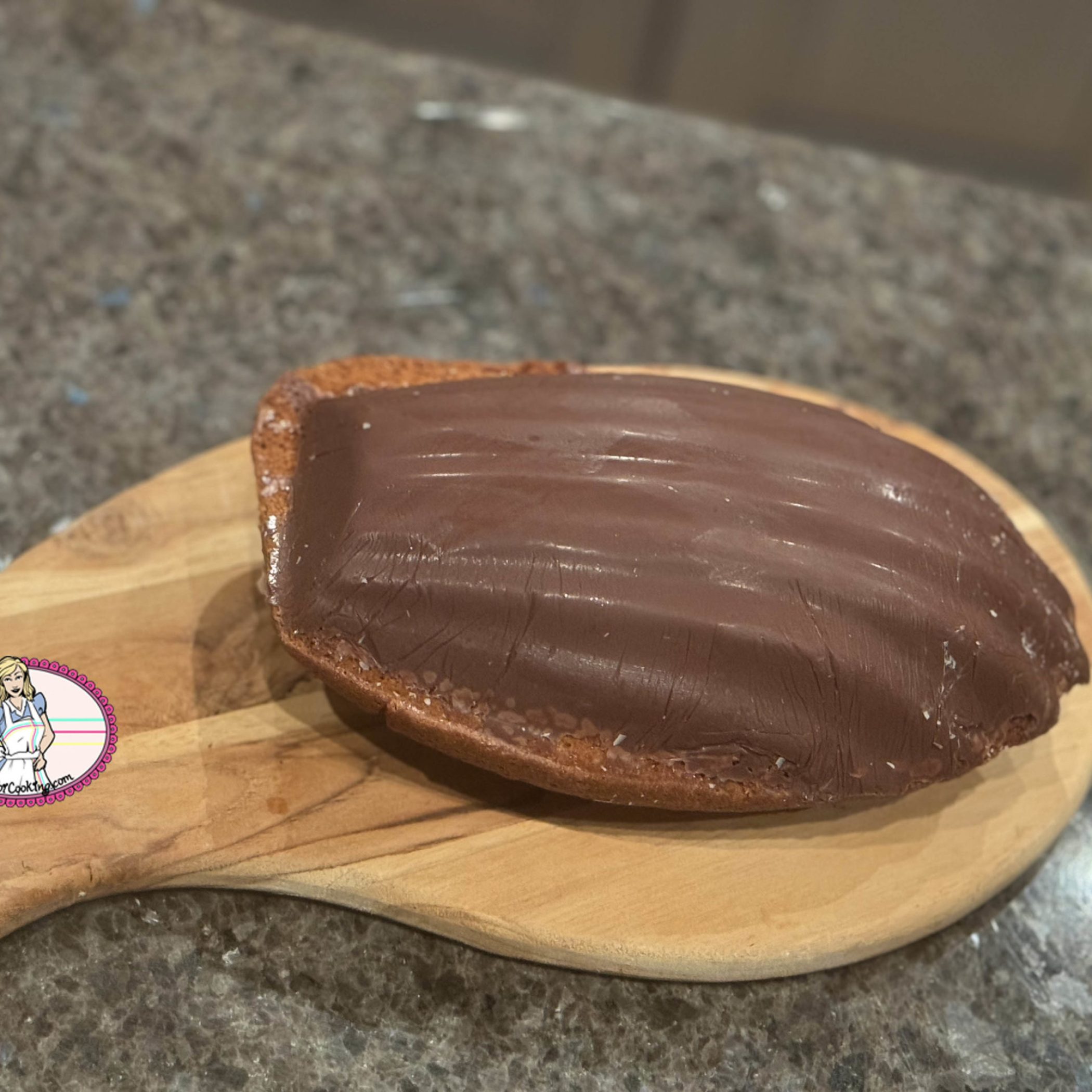 Madeleine gourmande au caramel