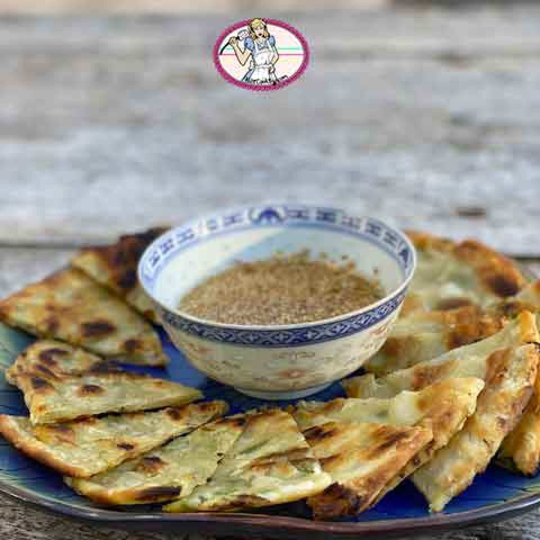 Pancakes chinois aux oignons verts vegan