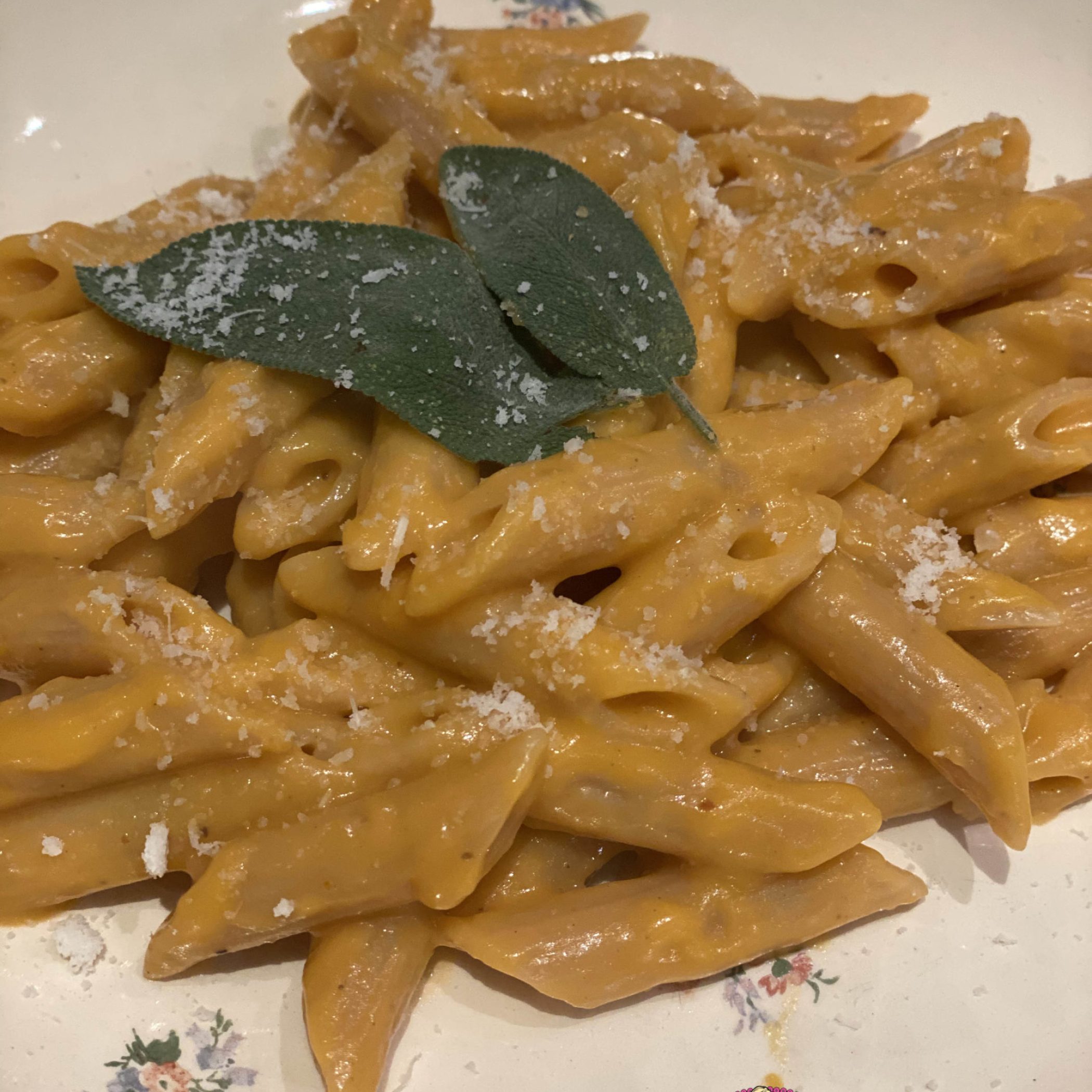 Penne au butternut et à la vodka