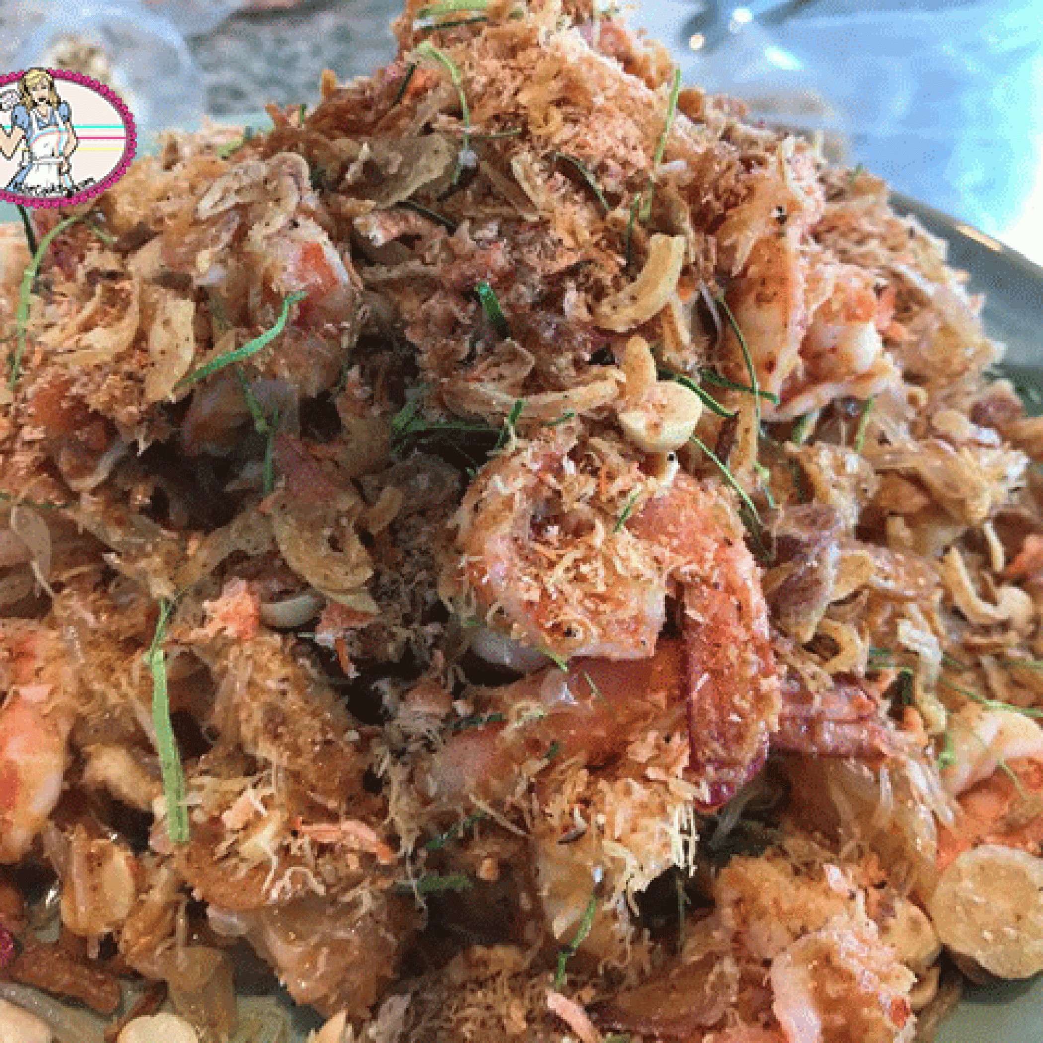 Pomelo salade aux crevettes