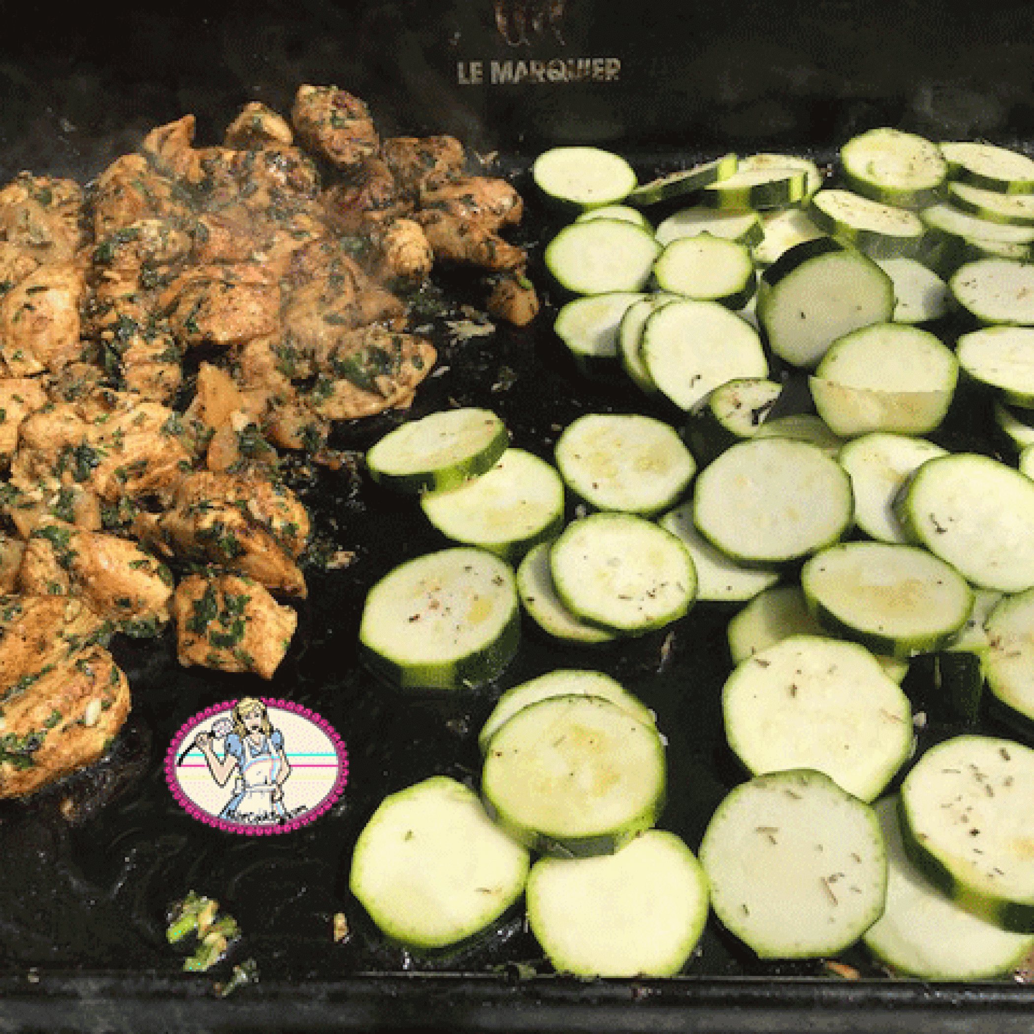 Poulet à la plancha façon tajine