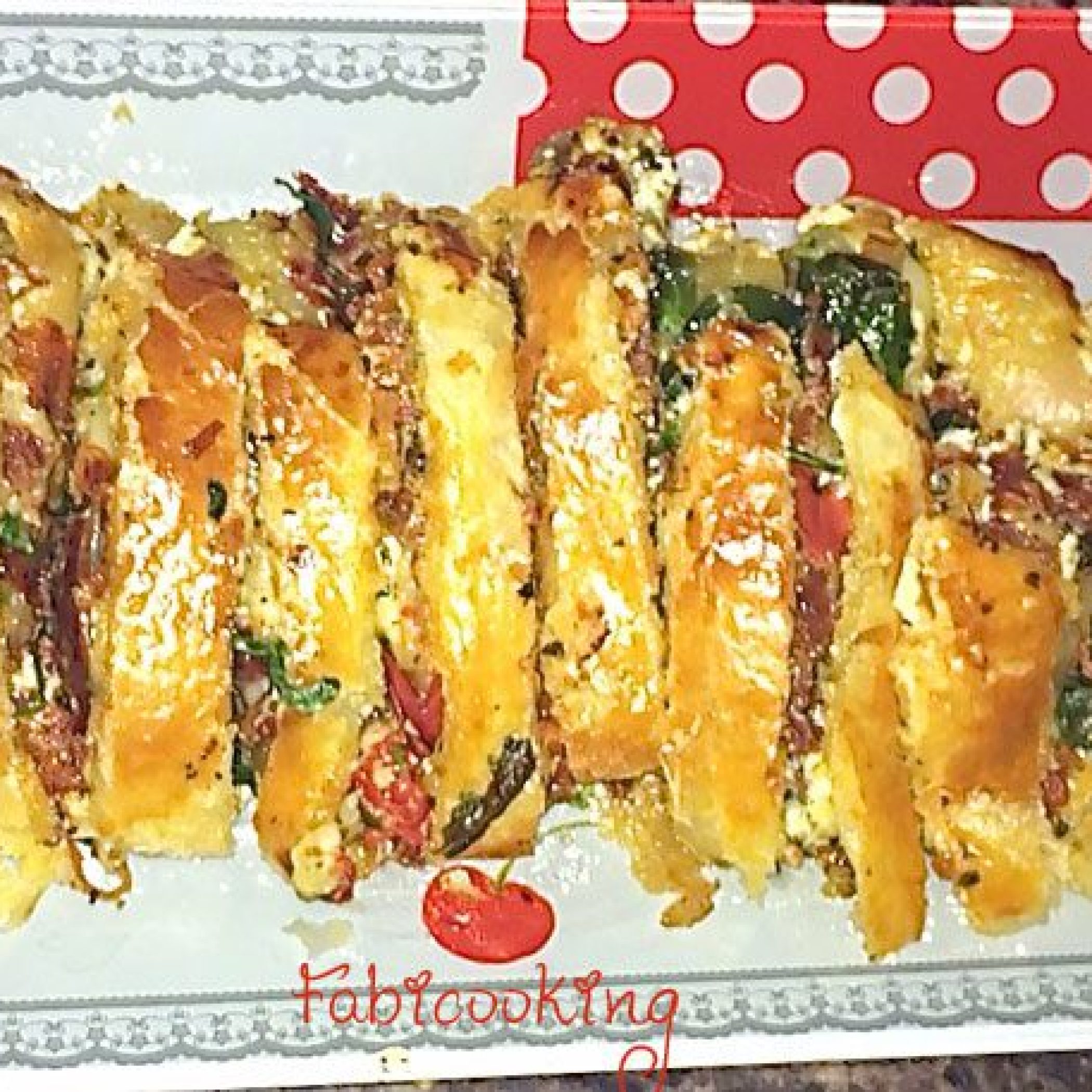 Roulé ricotta roquette chorizo