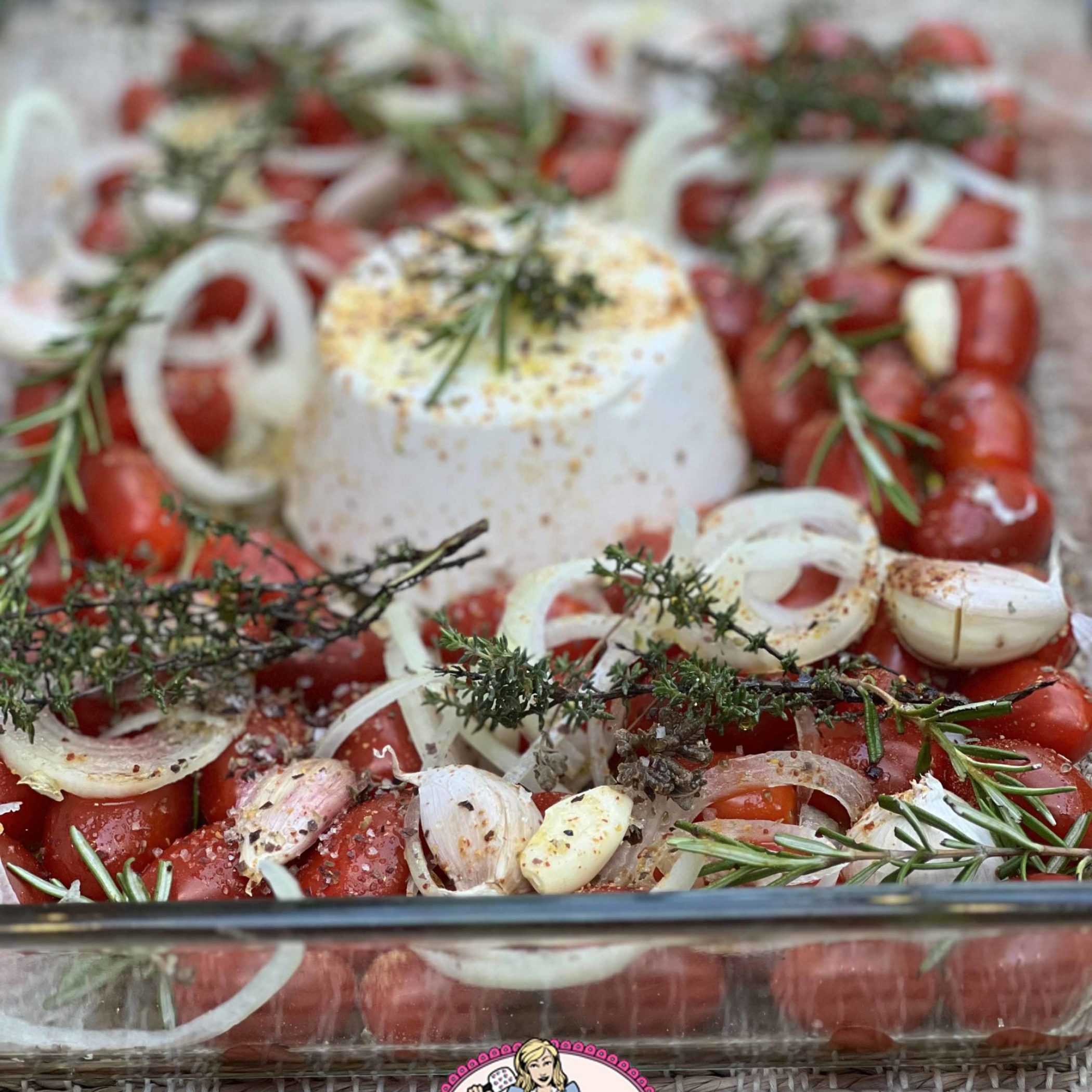 Sheet pan tomates et ricotta