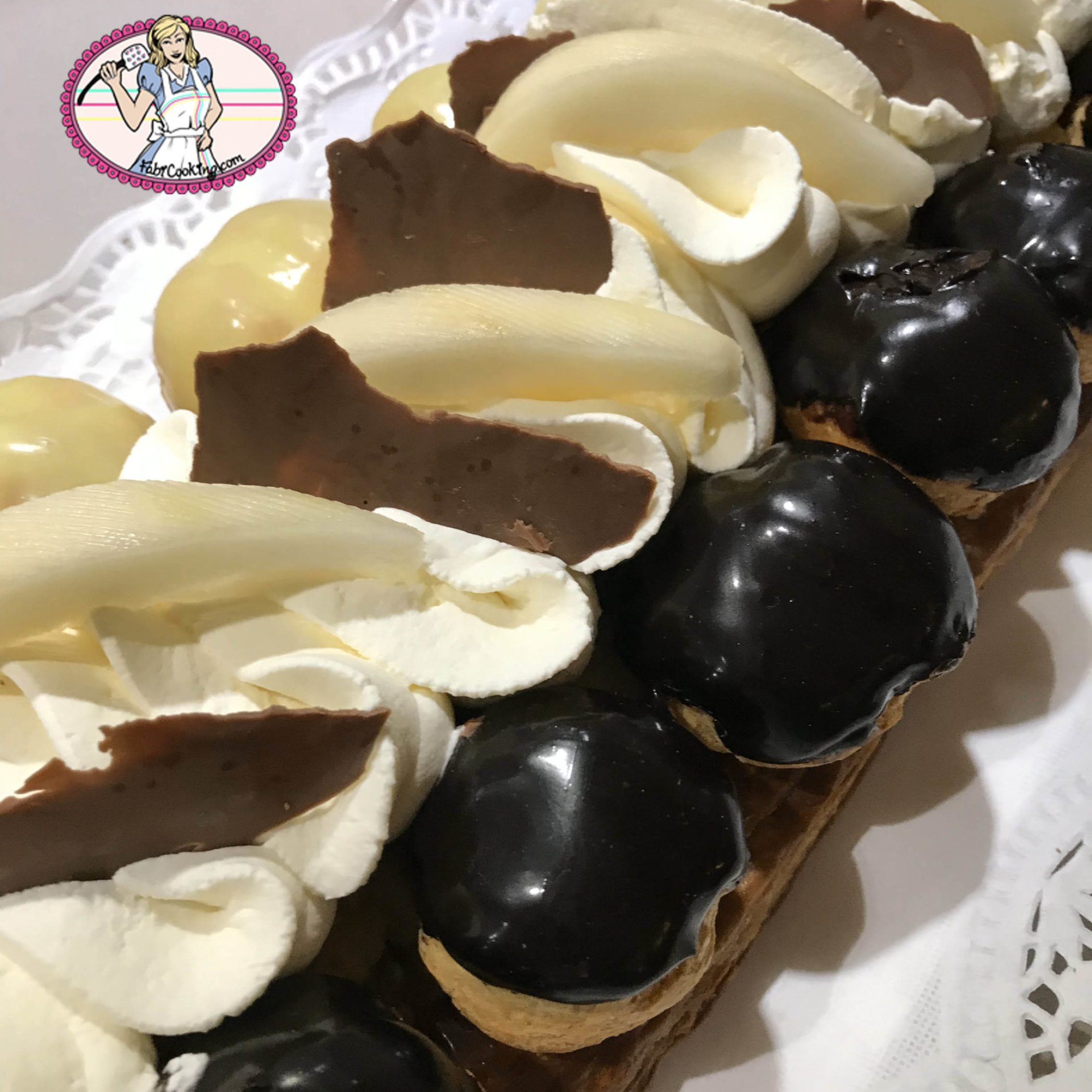 St Honoré poire chocolat10