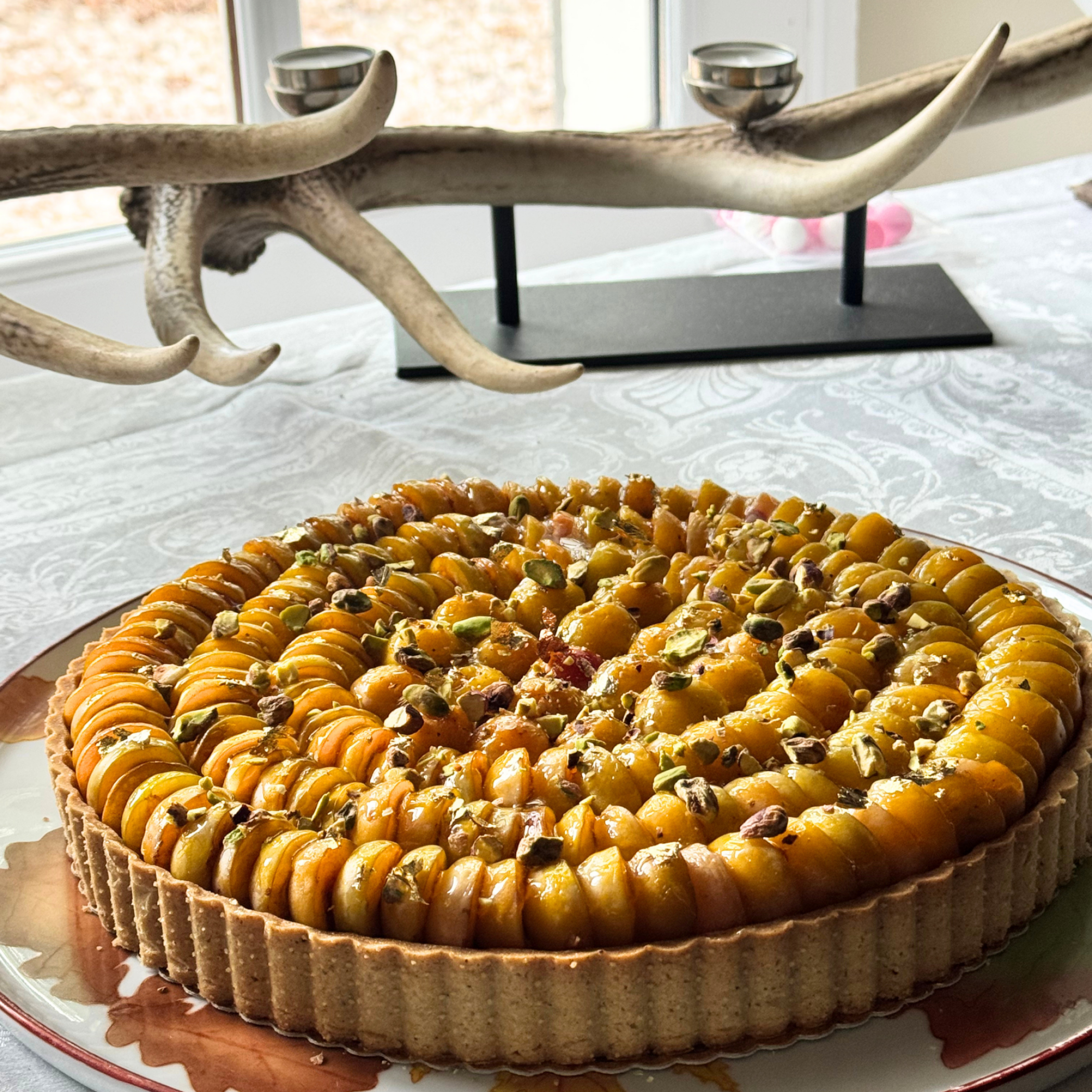 Tarte mirabelle pistache1